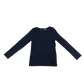 Nutmeg T-Shirt 5-6 Years Navy Rib Long Sleeve