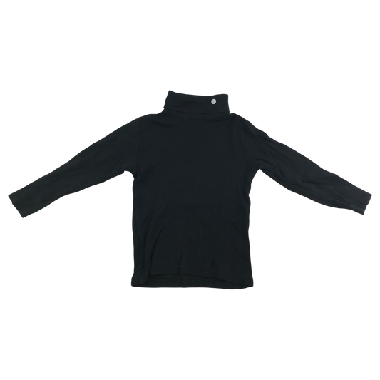 Orchestra T-Shirt 5-6 Years Black Turtle Neck Long Sleeve Cotton