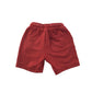Next shorts 5-6 years red plain jersey with white draw strings