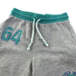George shorts 5-6 years grey  jersey with green detailing