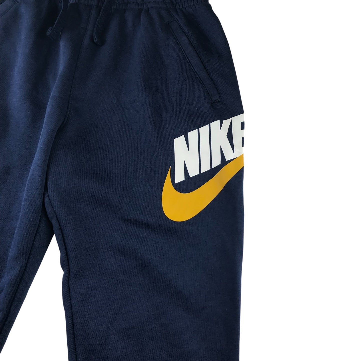 Nike joggers 13-14 years navy blue casual with logo