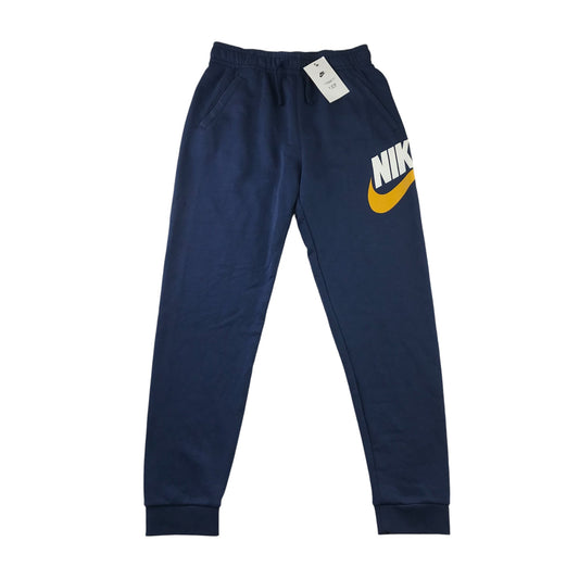 Nike joggers 13-14 years navy blue casual with logo