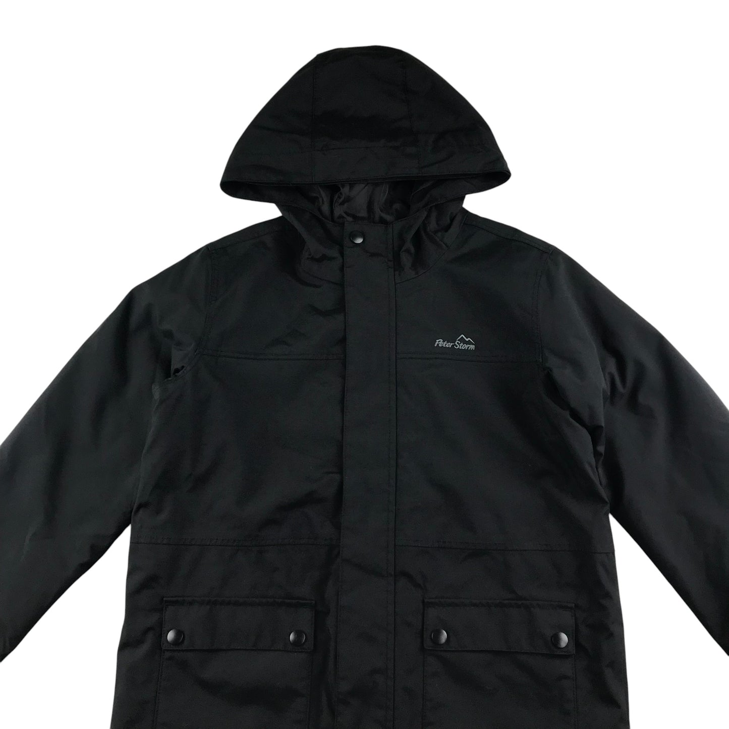 Peter Storm jacket 11-12 years black warm lined