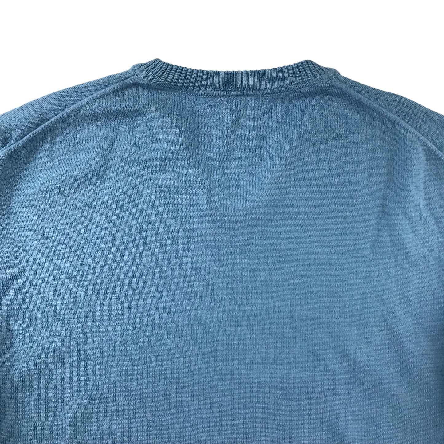 Hugo Boss jumper adult size L blue V-neck wool