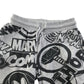 F&F shorts 6-7 years grey marvel graphic print design jersey cotton