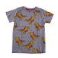 Next T-Shirt 5-6 Years Lilac Dinosaur Print Cotton