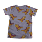 Next T-Shirt 5-6 Years Lilac Dinosaur Print Cotton