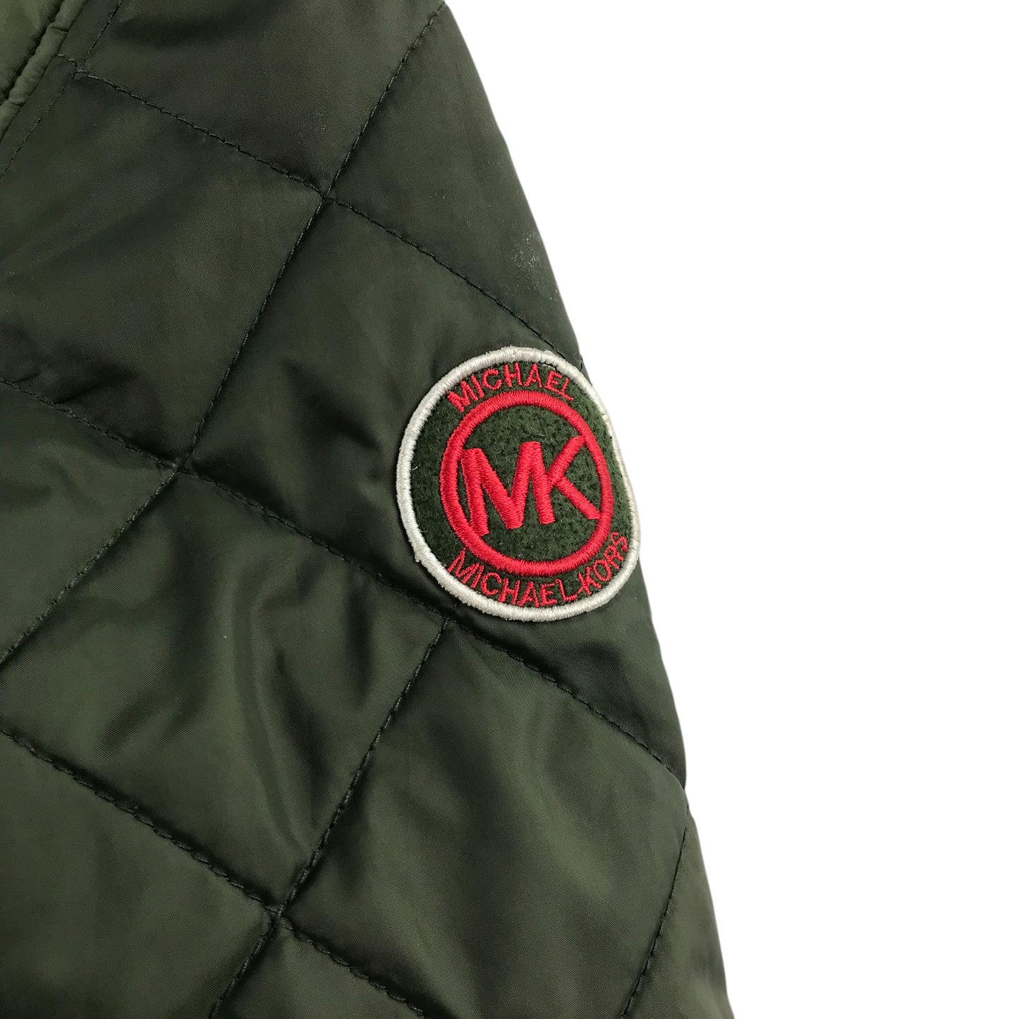 Michael Kors light jacket 10-12 years khaki quilted pattern