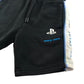 George shorts 6-7 years black PlayStation logo jersey