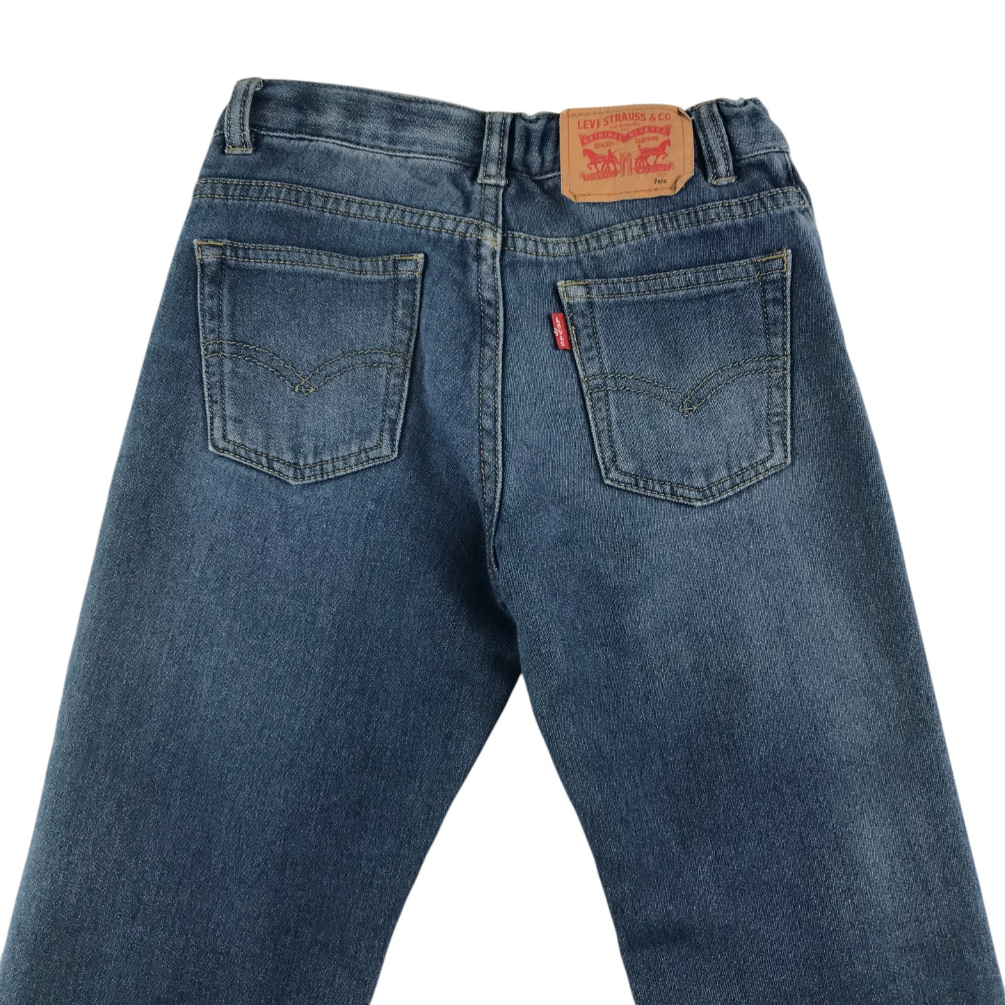 Levi's 551 knit jean 6-7 years blue denim adjustable waist