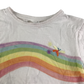 Next T-Shirt 5-6 Years White Rainbow Pattern Cotton