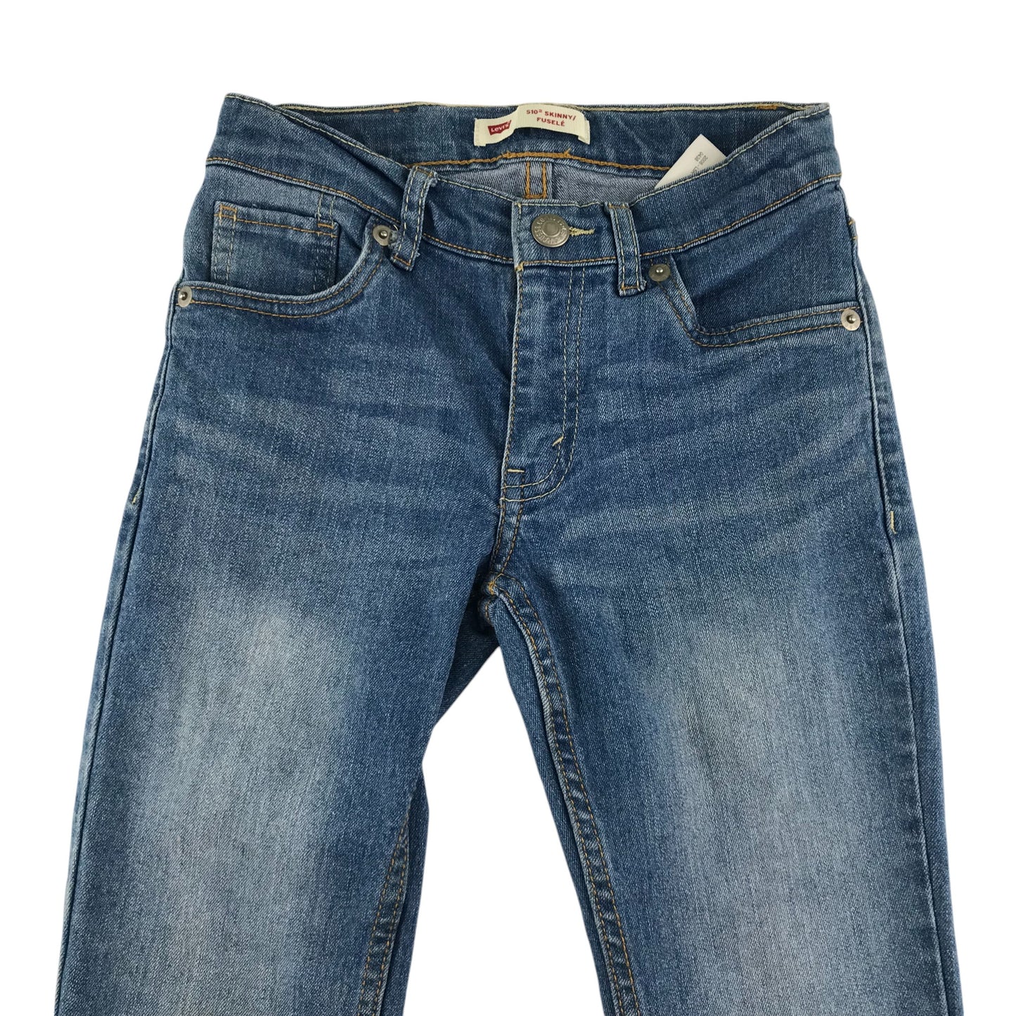 Levi's 510 knit jean 6-7 years blue denim skinny adjustable waist