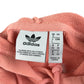 Adidas hoodie size UK women's 8 peach colour cropped cotton sweater