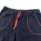 John Lewis shorts 6-7 years navy with orange detailing cotton
