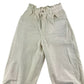 Zara trouser women's size EUR 34 white plain corduroy