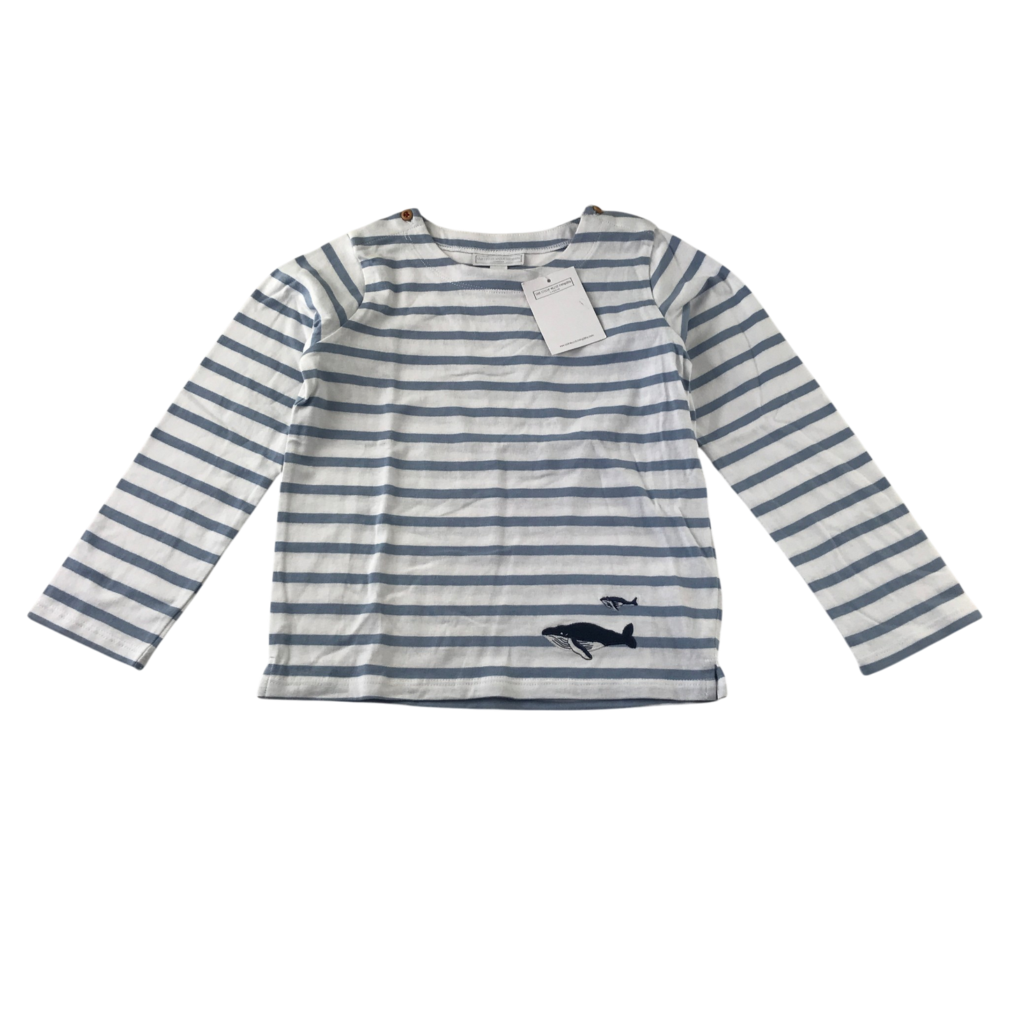 The White Company 5-6 years white t-shirt