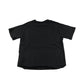M&S T-Shirt 5-6 Years Grey Charcoal Sequin Text Design