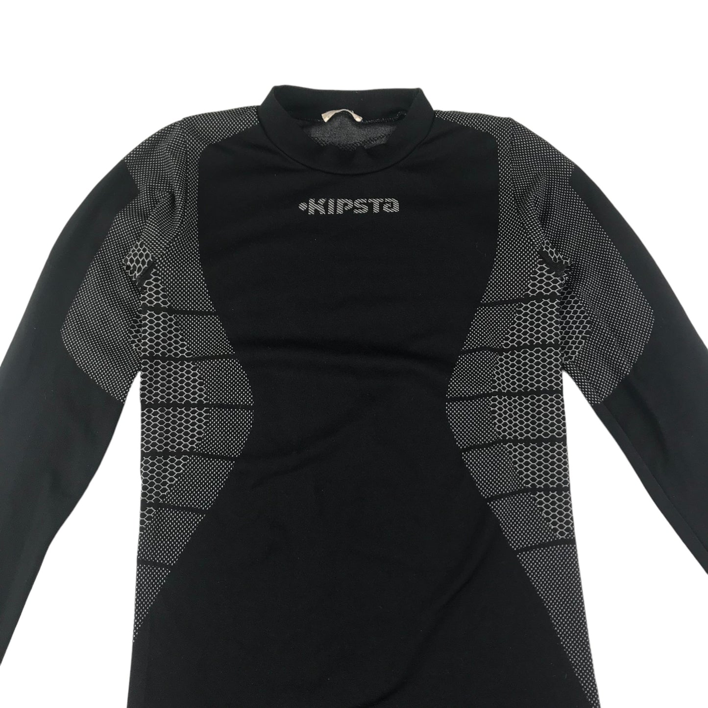 Decathlon Thermal Top Age 10-11 Black Kipsta Long Sleeve Under Layer