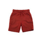 Primark shorts 7-8 years red plain jersey
