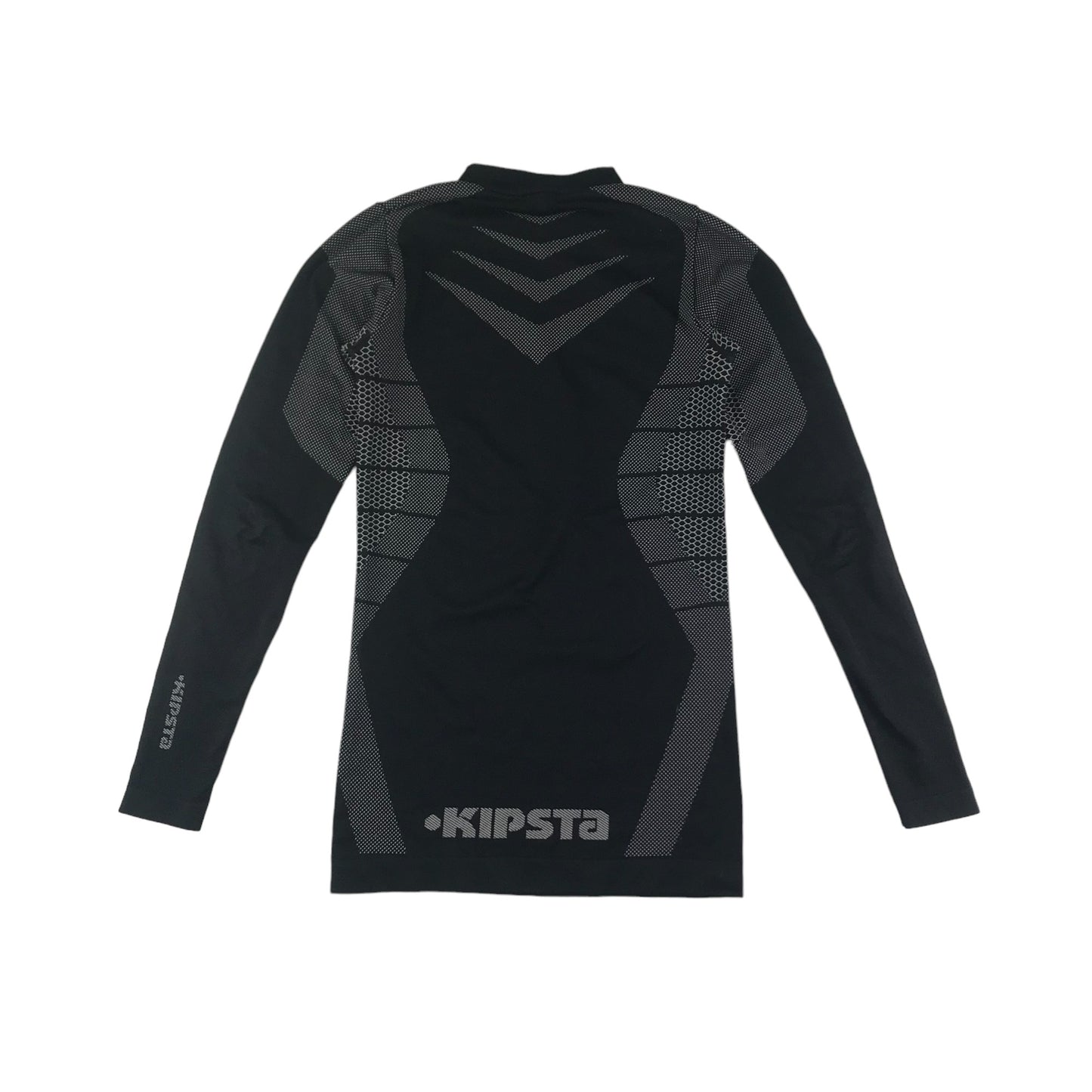 Decathlon Thermal Top Age 10-11 Black Kipsta Long Sleeve Under Layer