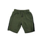 M&S shorts 7-8 years khaki with black strip both sides jersey material