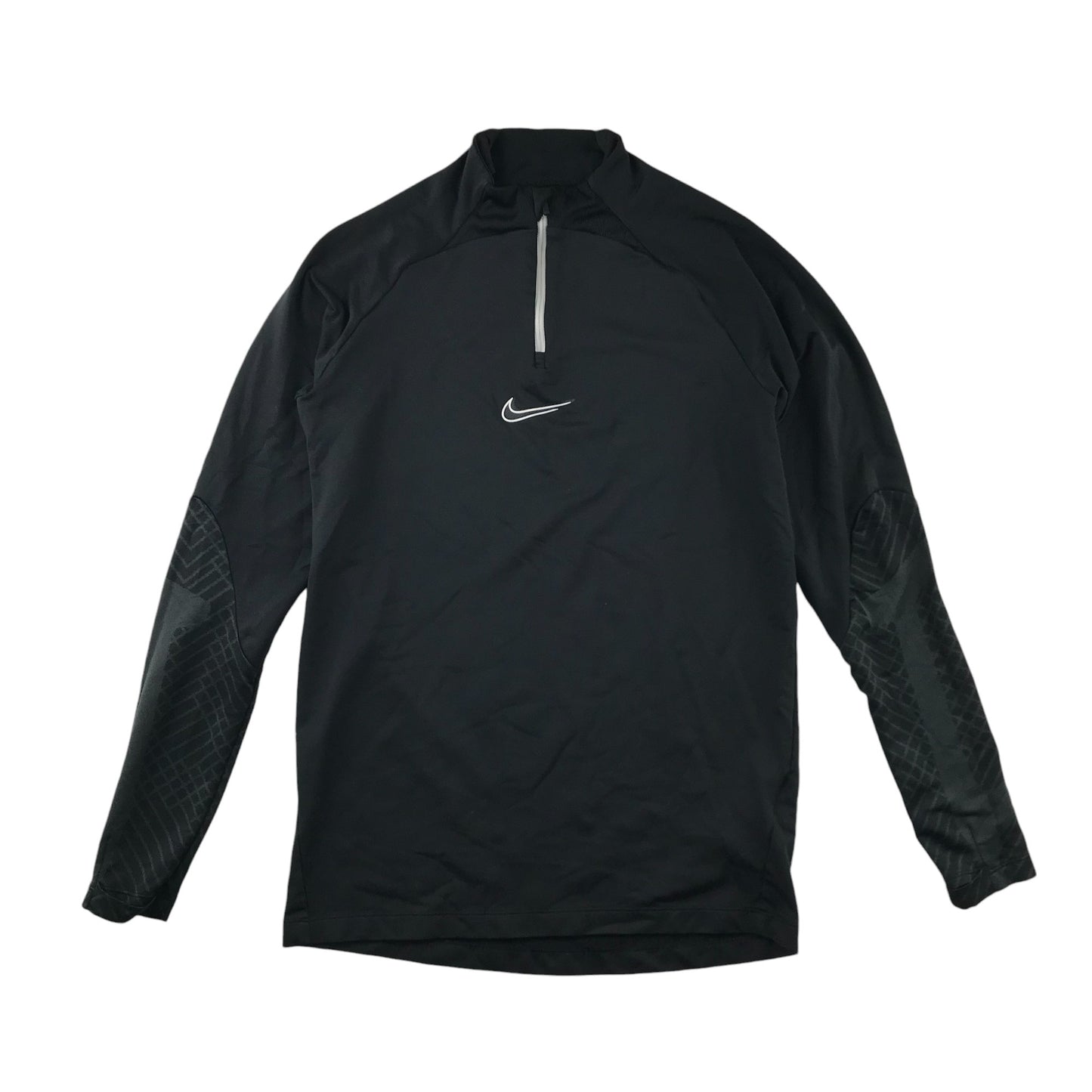 Nike sport top adult size S black slim fit long sleeve