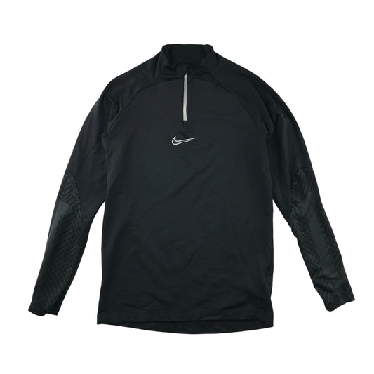 Nike sport top adult size S black slim fit long sleeve