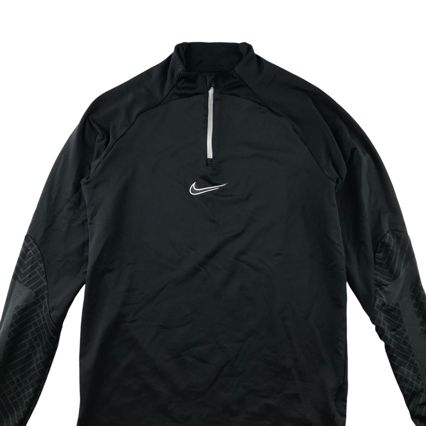 Nike sport top adult size S black slim fit long sleeve