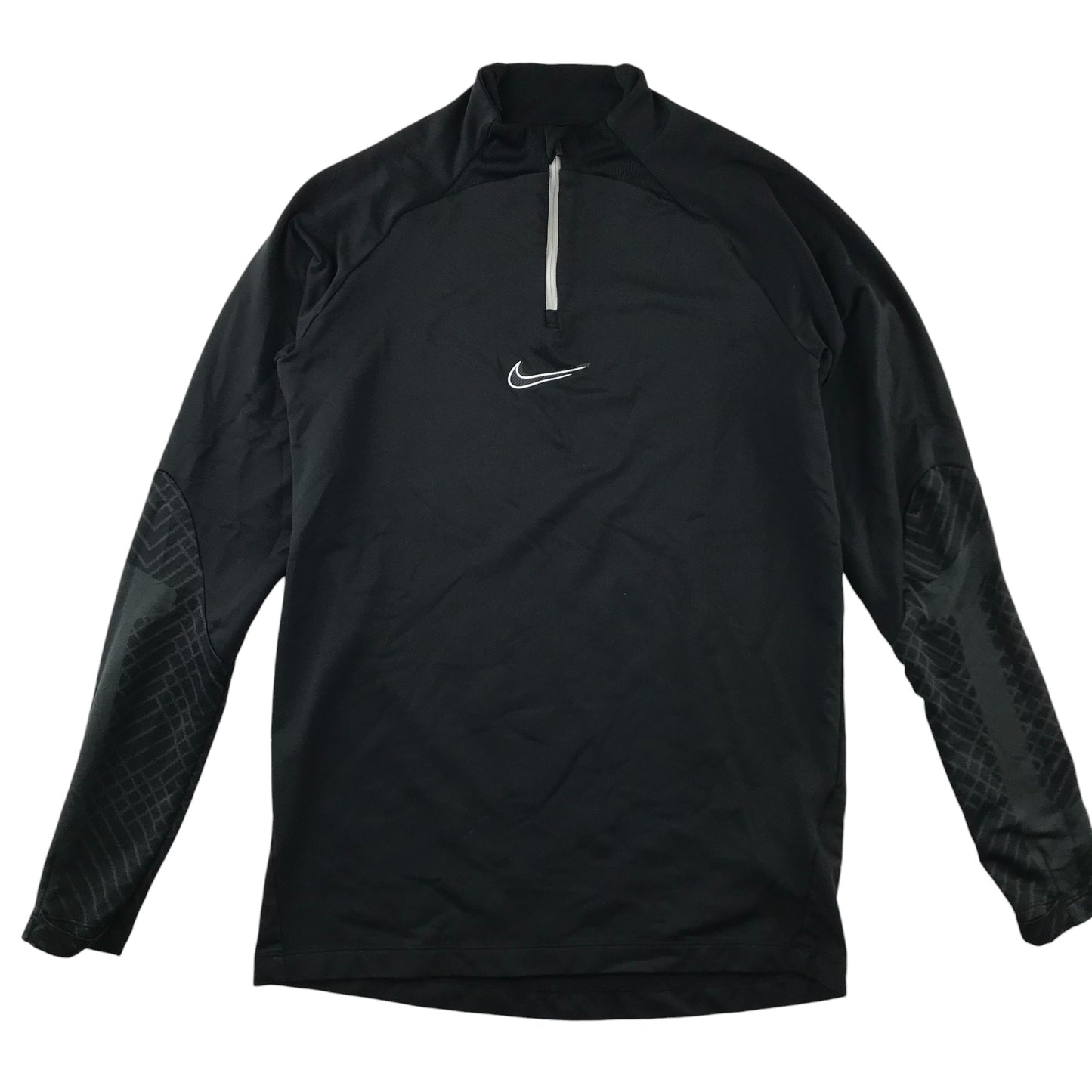 Nike sport top adult size S black slim fit long sleeve