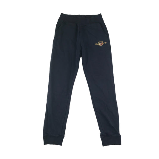 GANT Joggers Age 14 Navy Blue Plain Cuffed Legs