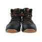 Trespass walking boots shoe size UK 5 black and brown with orange laces