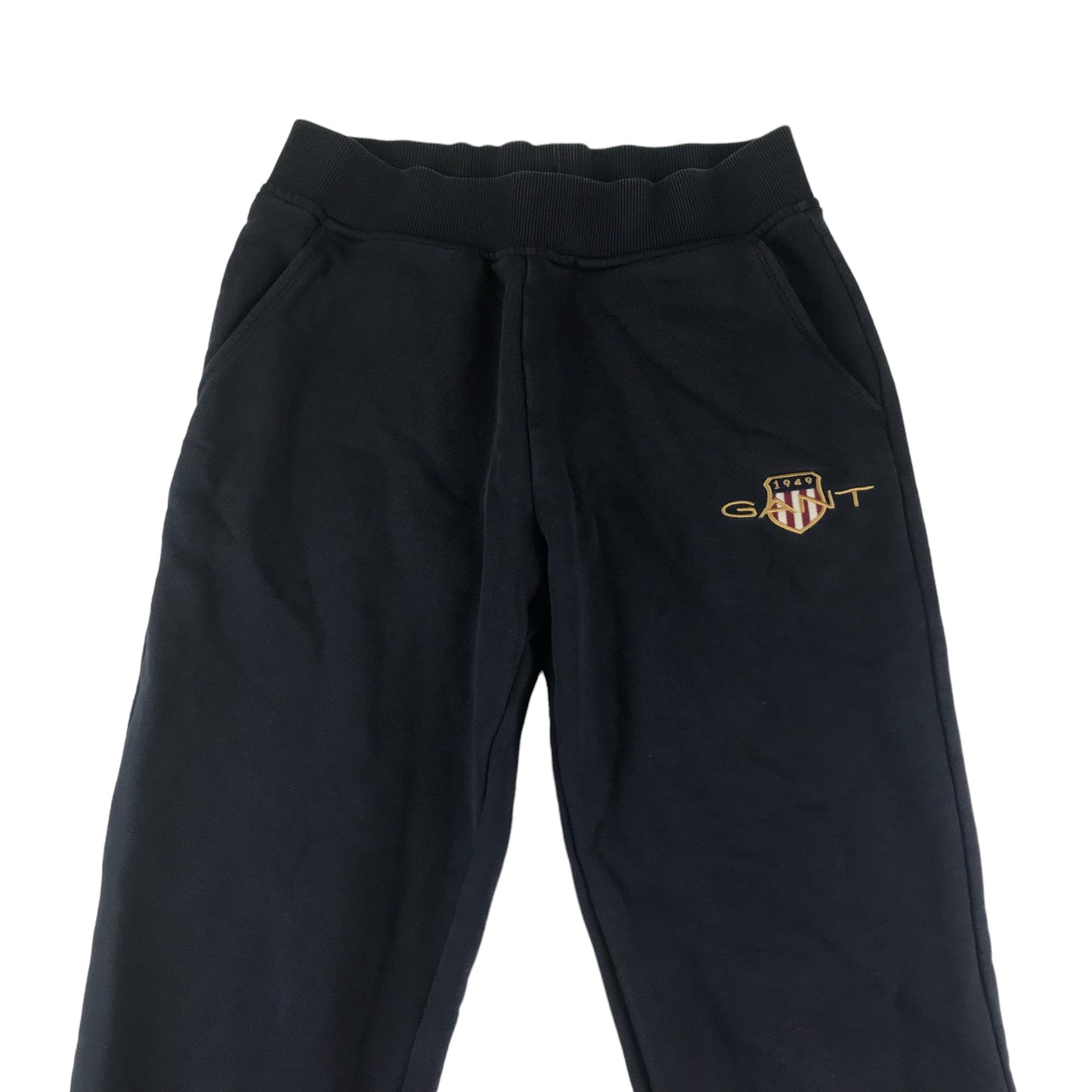 GANT Joggers Age 14 Navy Blue Plain Cuffed Legs