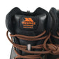 Trespass walking boots shoe size UK 5 black and brown with orange laces