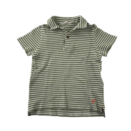 White Stuff 5-6 years green polo shirt