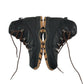 Trespass walking boots shoe size UK 5 black and brown with orange laces