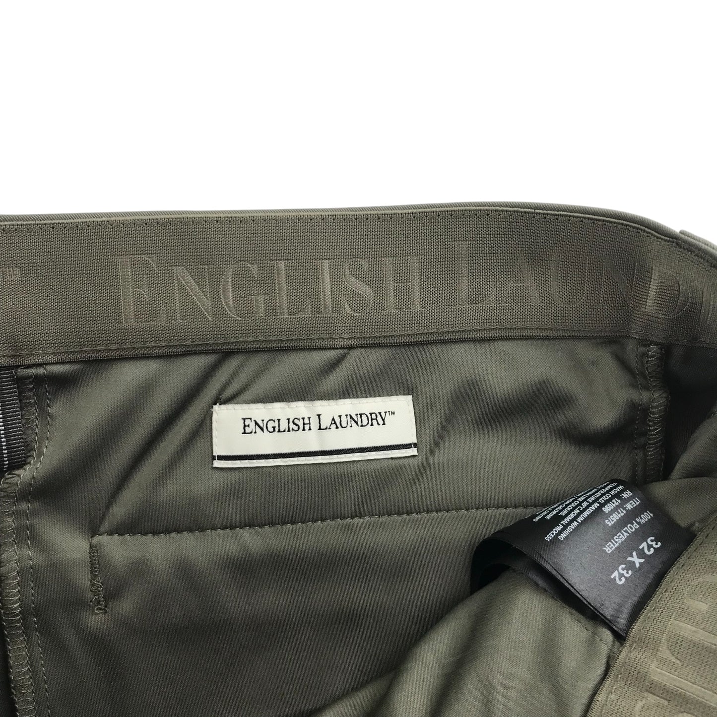 English Laundry formal trousers W32 L32 olive green smart formal