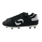 Decathlon Sondico football boots shoe size UK 3 black and white plastic moulded studs