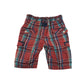 Next shorts 7-8 years red checked cargo style cotton