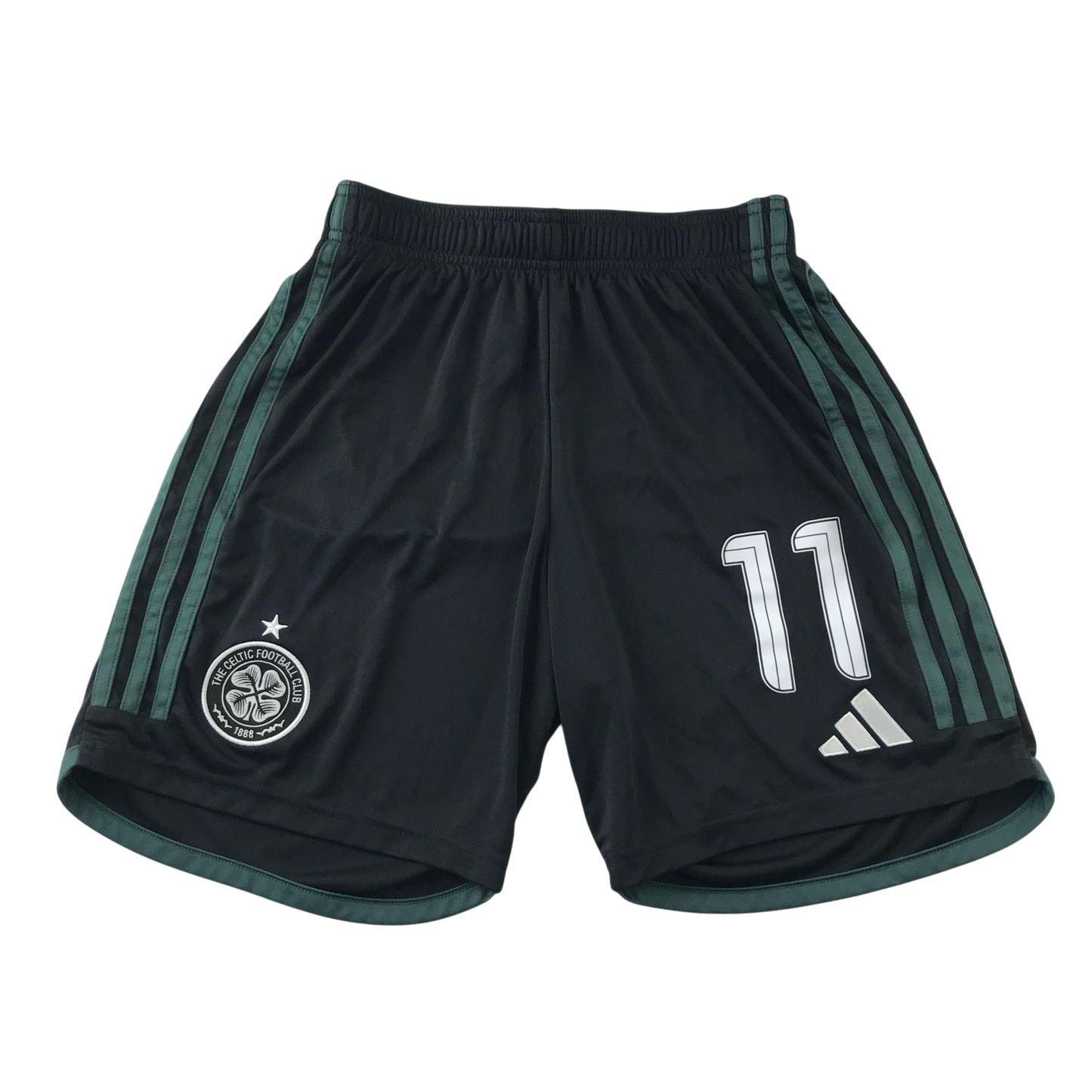 Adidas Celtic FC S black sports shorts