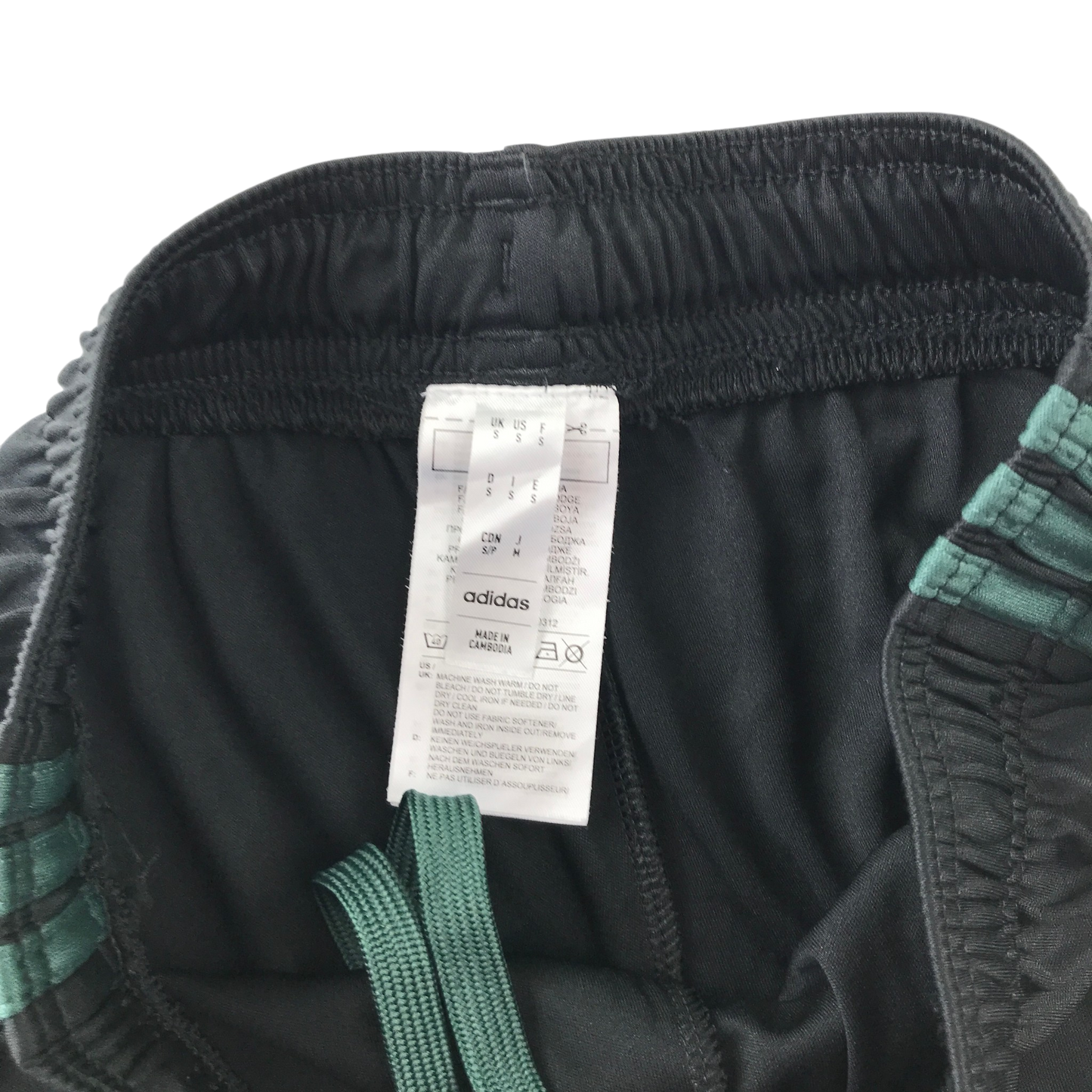 Adidas Celtic FC S black sports shorts