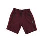 Next shorts 8-9 years burgundy plain with black detailing jersey material