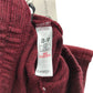 Next shorts 8-9 years burgundy plain with black detailing jersey material