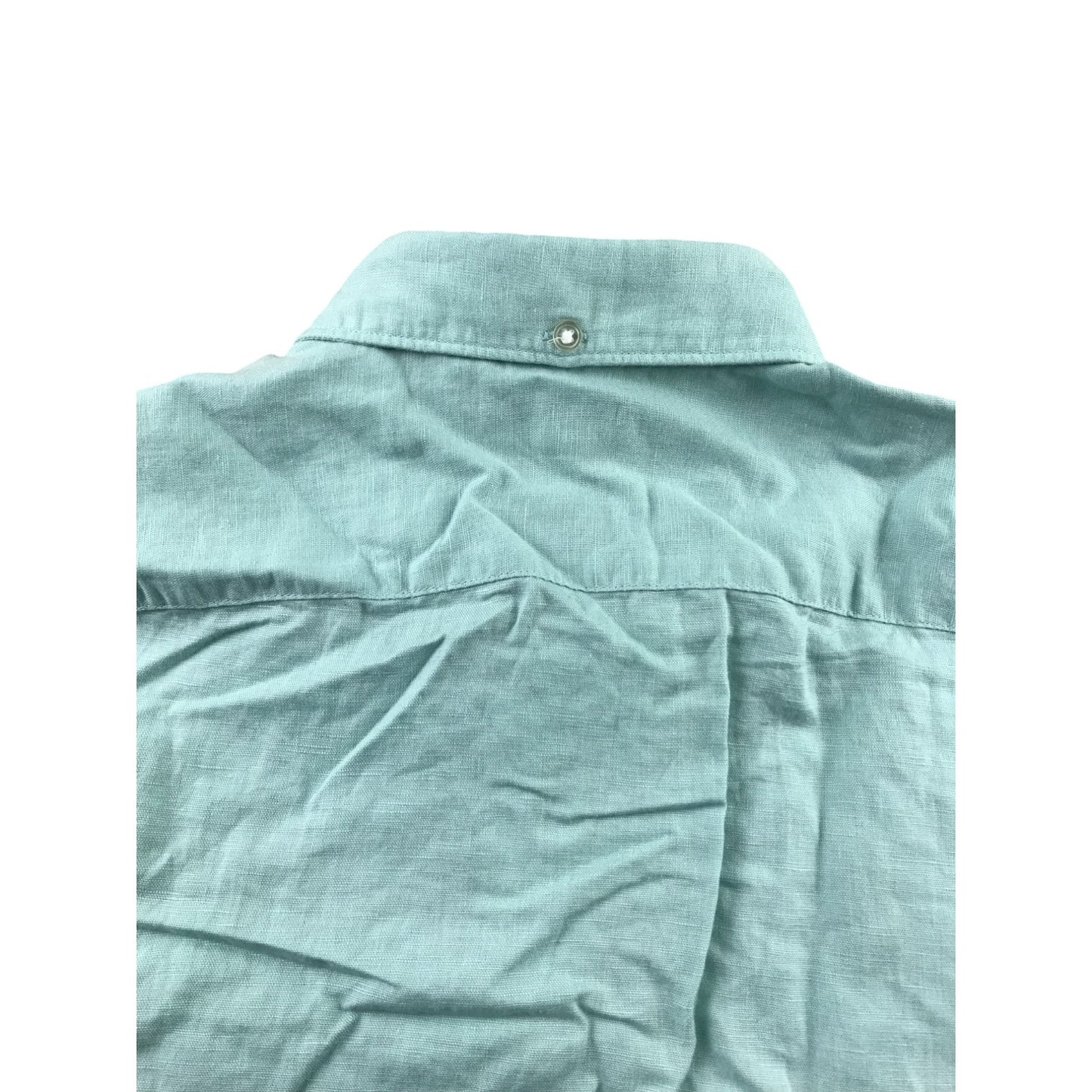 Next shirt men size M chest 39-41in mint colour short sleeve cotton linen blend