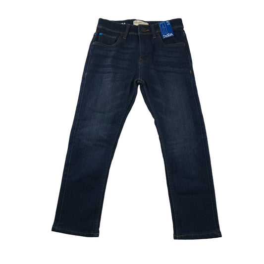 Matalan Jeans 5-6 Years Blue Slim Adjustable Waist