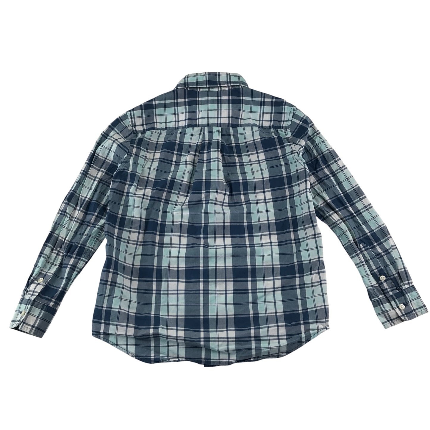 Ralph Lauren shirt 6-7 years blue check pattern long sleeve cotton