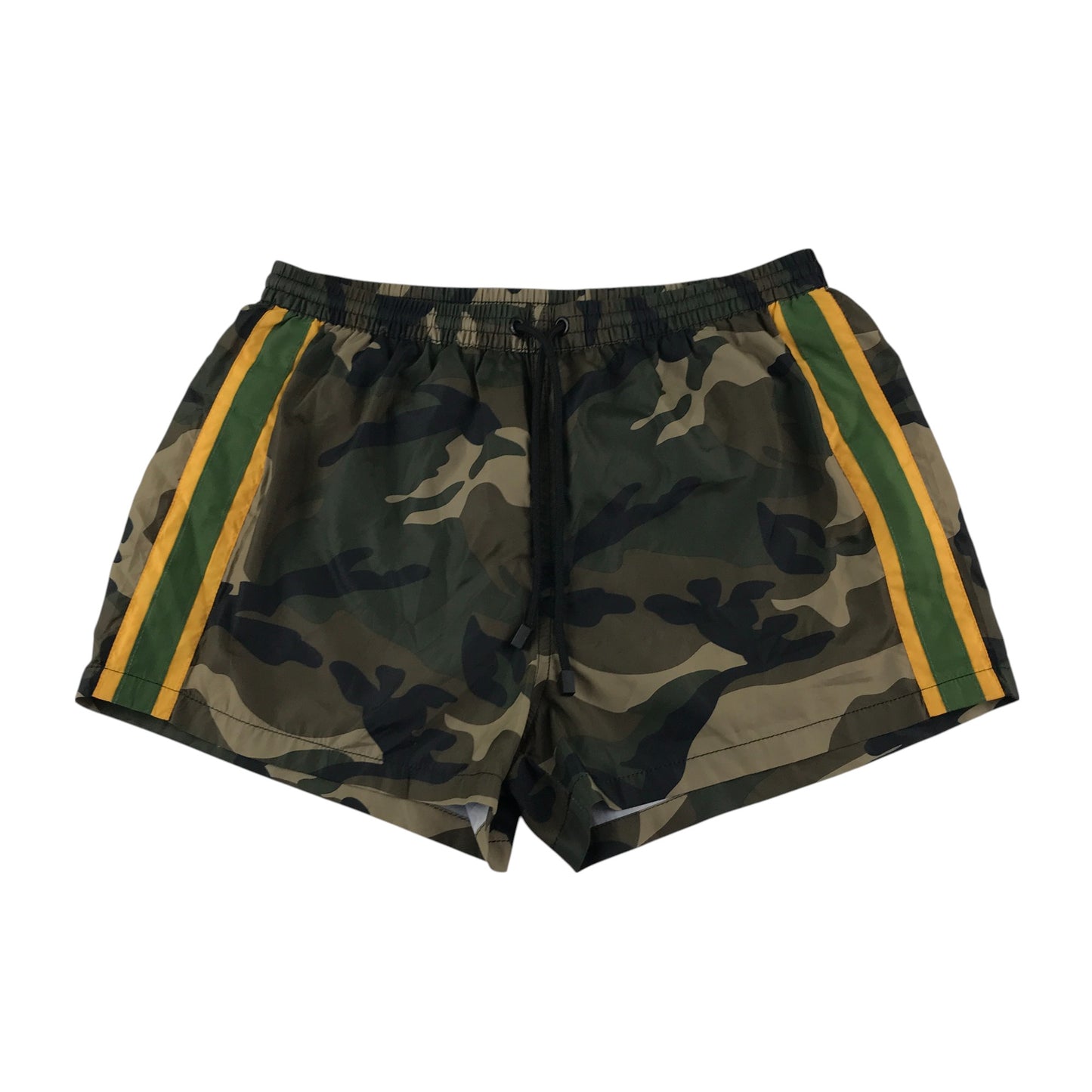 Zara Man shorts men's size M brown and khaki camouflage mesh lined