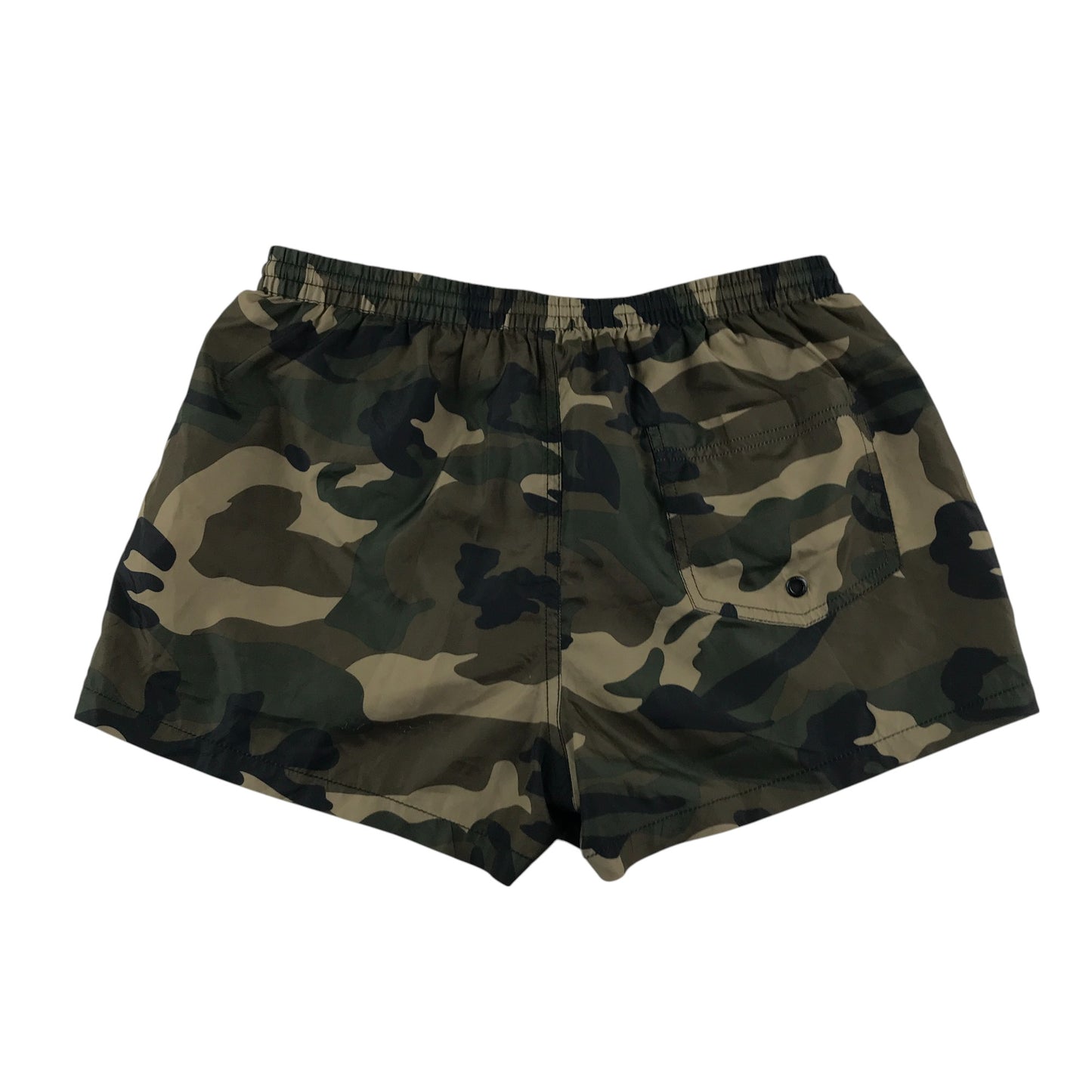 Zara Man shorts men's size M brown and khaki camouflage mesh lined