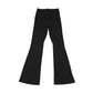 H&M leggings 11-12 years black ribbed texture flared leg elasticated waist band