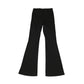 H&M leggings 11-12 years black ribbed texture flared leg elasticated waist band
