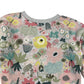 Nutmeg Sweater Age 6 Grey Graphic Floral Print Pattern